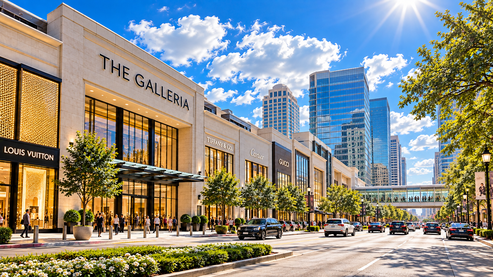 Luxury retail — high-end boutique shopping experience